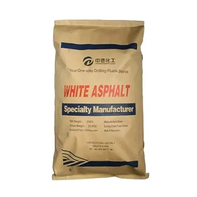Poudre d'asphalte blanche pour fluide de forage